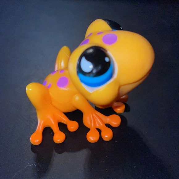 Authentic Littlest Pet Shop LPS Frog 874 - Picture 2 of 6